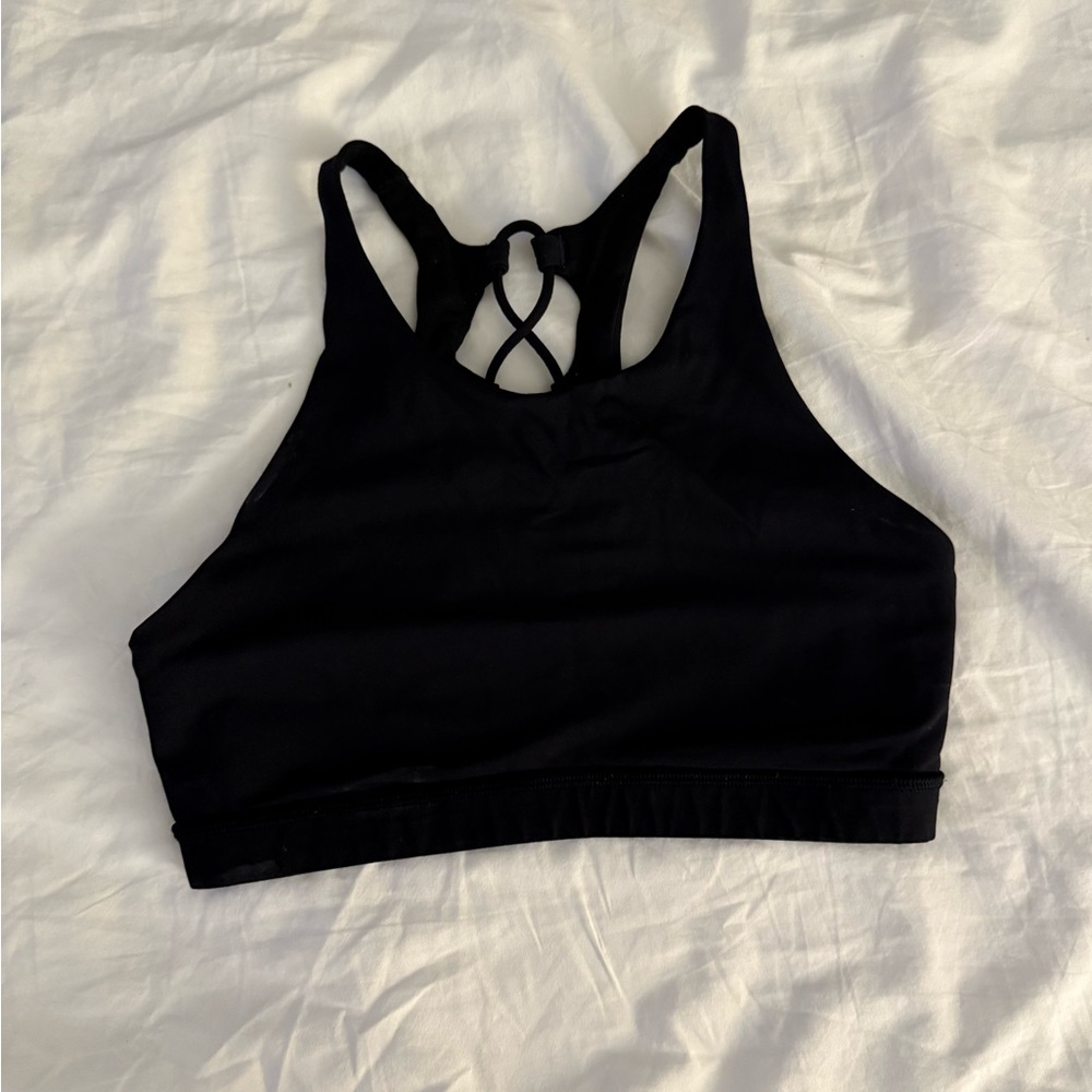 Black Lululemon Women's Sports Bra (size 2)